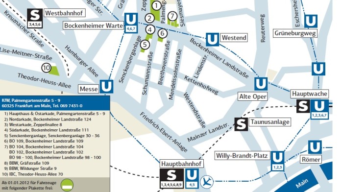 directions KfW IPEX-Bank Frankfurt