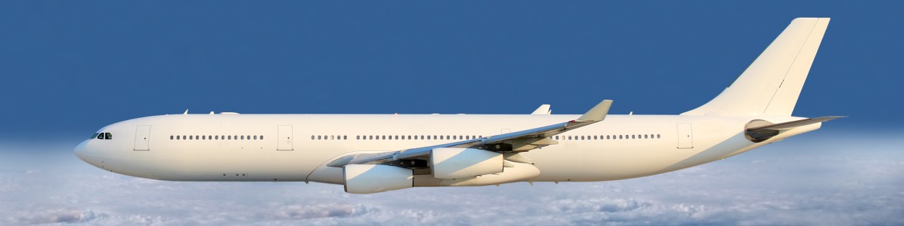 airplane in the air
