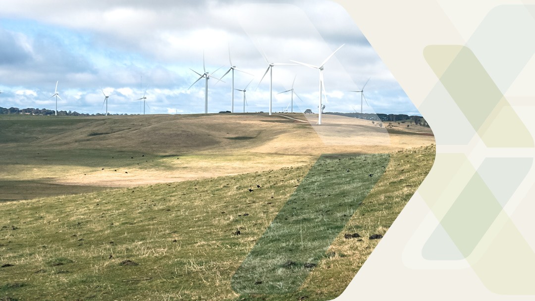 Wind farm onshore, Australia