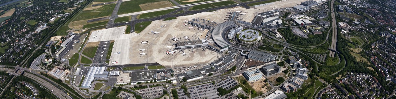 Flughafen Düsseldorf Luftbild