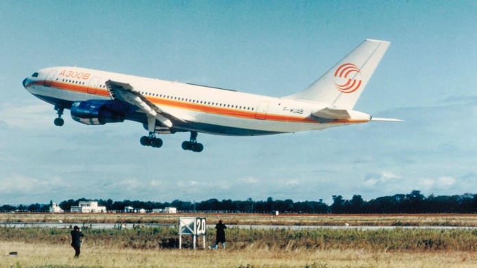 Jungfernflug Airbus A300