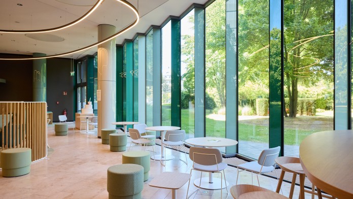 Picture of the Green Lounge of KfW IPEX-Bank