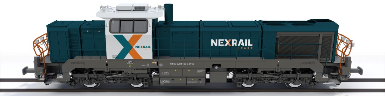 Lokomotive mit Nexrail Design