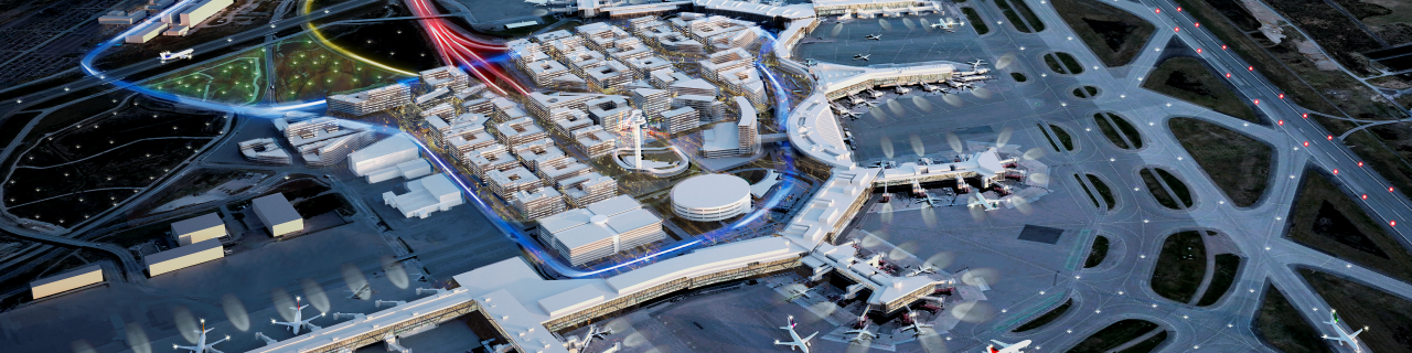 Flughafen von oben