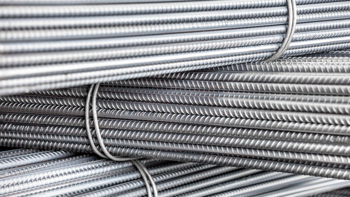 Betonstahl als Endprodukt in der Bauindustrie