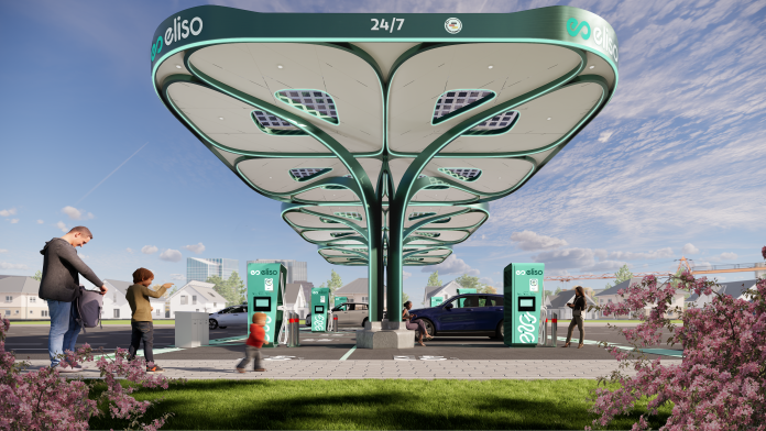 Visualisation of EV charging station