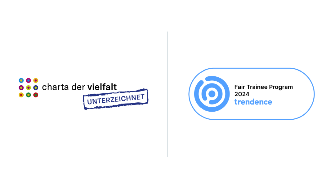 Siegel: Charta der Vielfalt und Fair Trainee Program trendence 2024