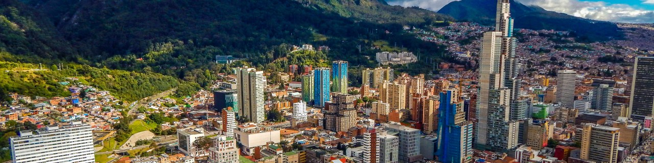 Blick auf Bogotá